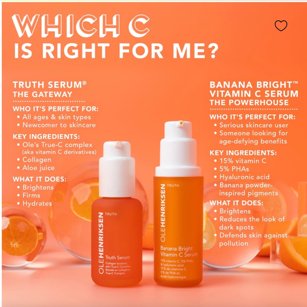 OLE HENRIKSEN Banana Bright Vitamin C Serum 1oz $71 NIB - Picture 8 of 12